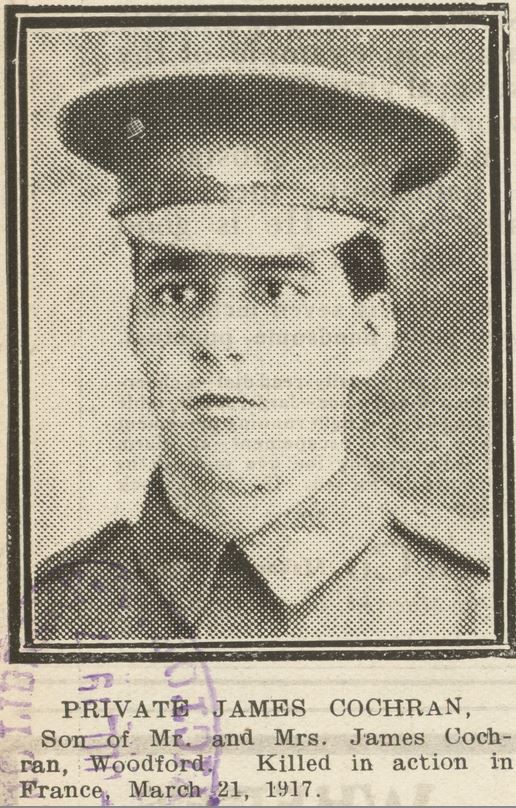 James Cochran, SN 4991, Service Record