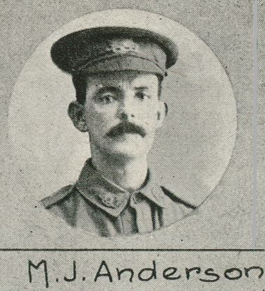 Moller John Michael Anderson, SN 1871, Service Record