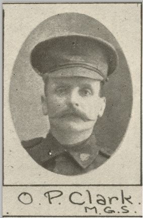 Oliver Perkins Clark, SN 3775, Service Record