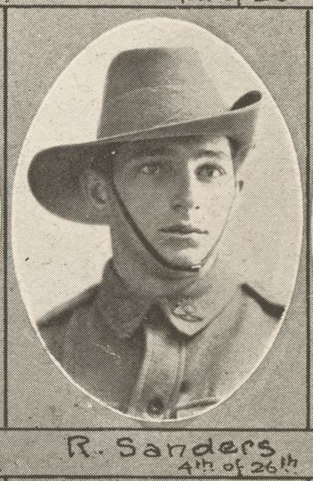 Robert Sanders, SN 2163, Service Record