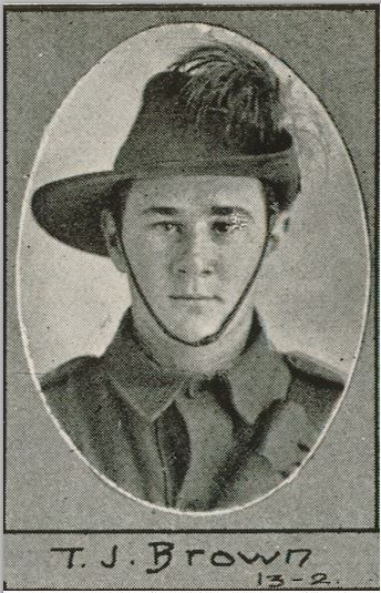 Thomas John Brown, SN 1848, Service Record