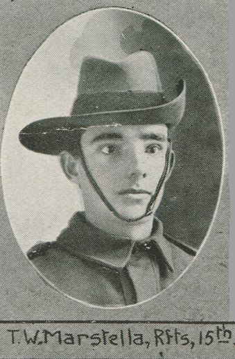 Thomas William Marstella, SN 2166, Service Record