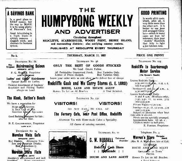 The Humpybong Weekly and Advertiser