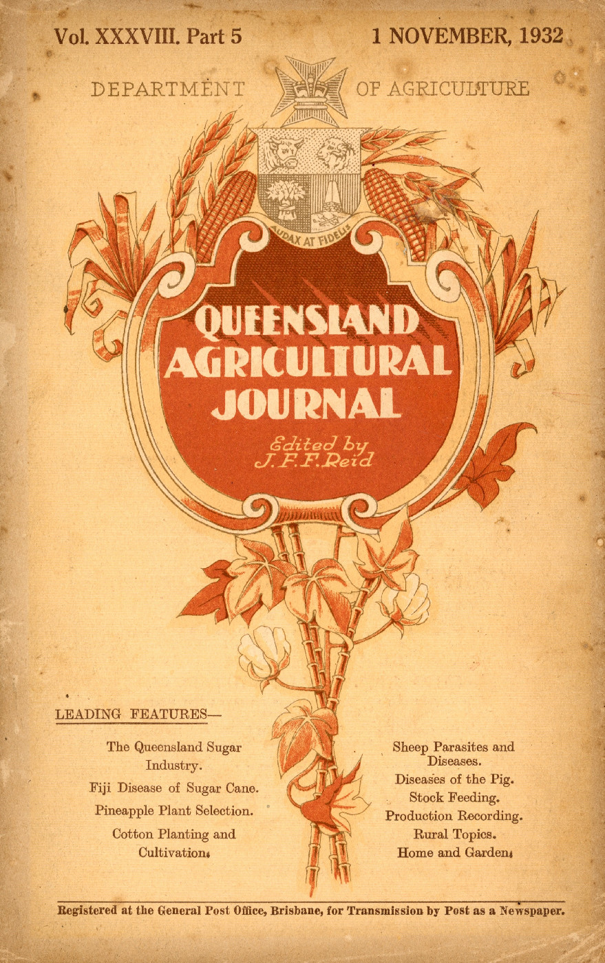 Queensland Agricultural Journal - November 1932 [Duplicate copy]