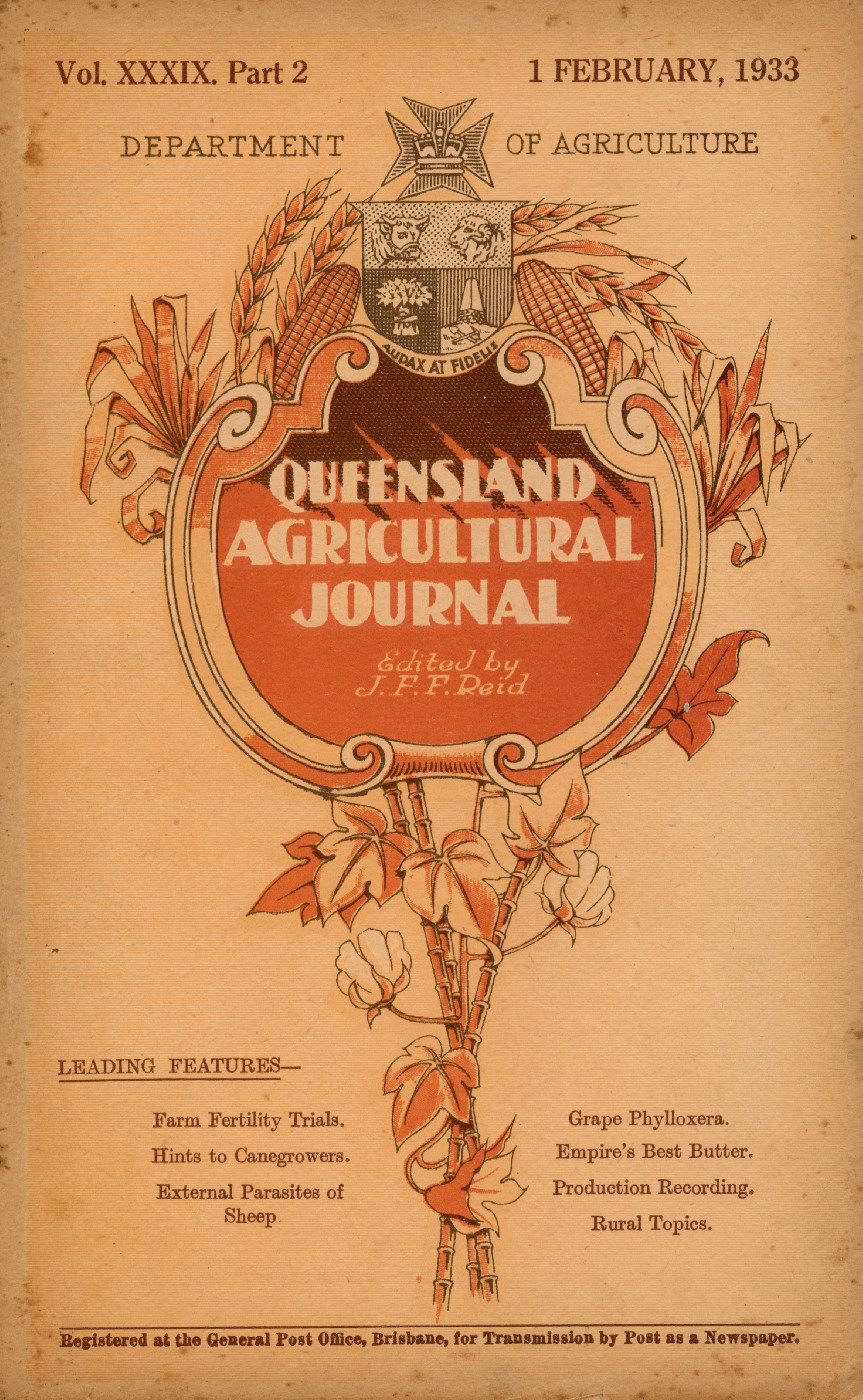 Queensland Agricultural Journal - February 1933 [Duplicate copy]