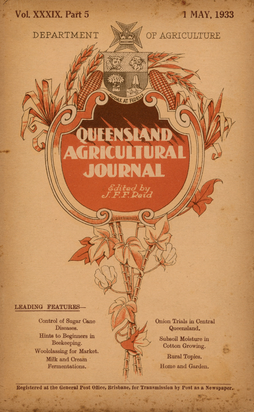 Queensland Agricultural Journal - May 1933 [Duplicate copy]