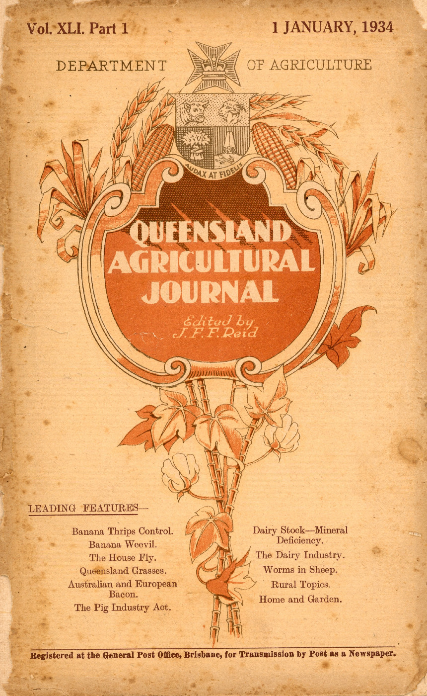 Queensland Agricultural Journal - January 1934 [Duplicate copy]