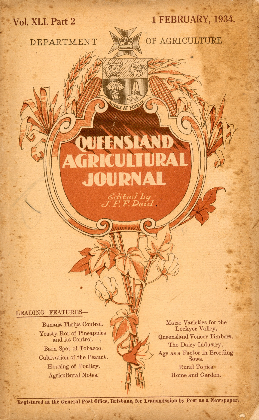 Queensland Agricultural Journal - February 1934 [Duplicate copy]