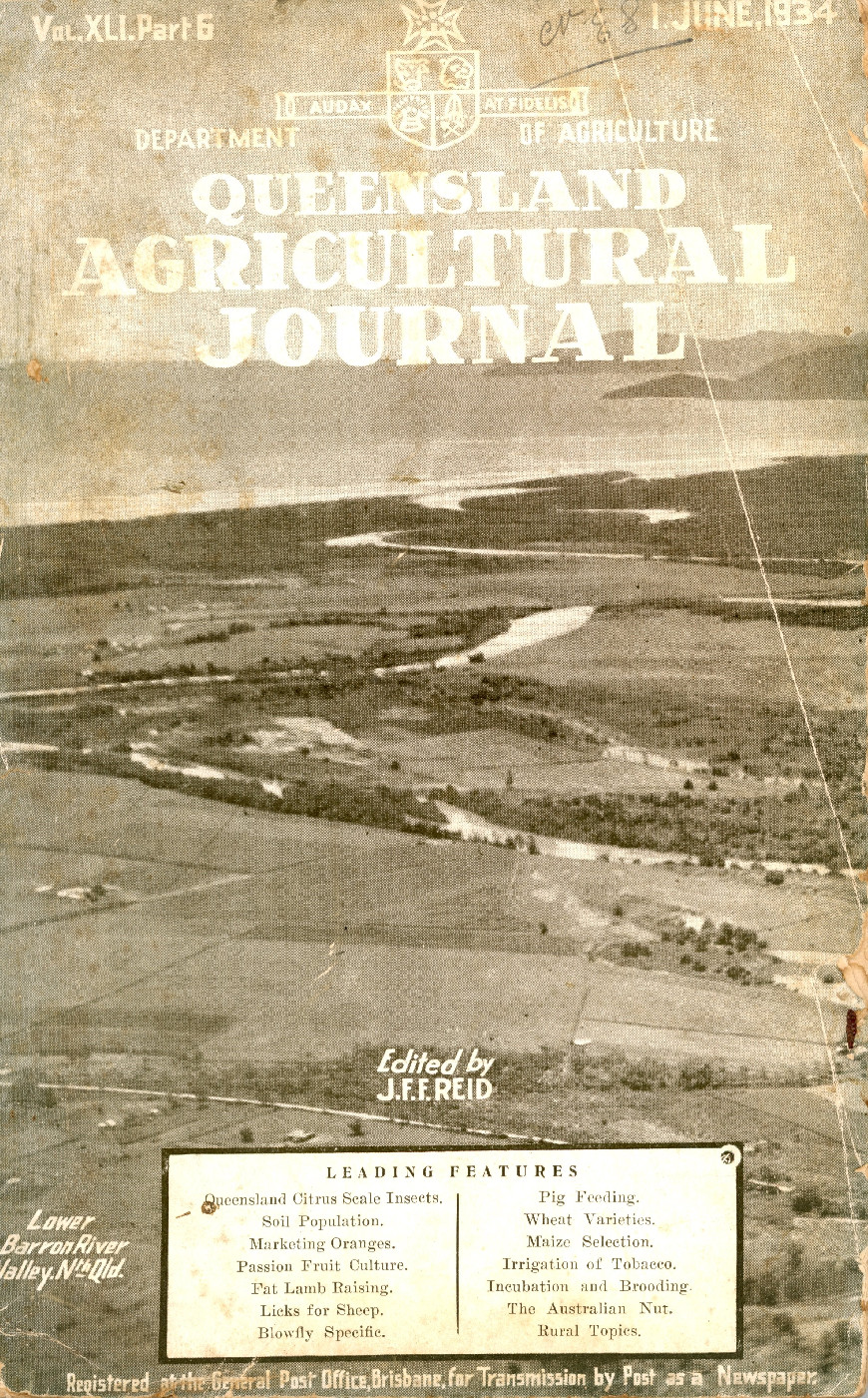 Queensland Agricultural Journal - June 1934 [Duplicate copy]
