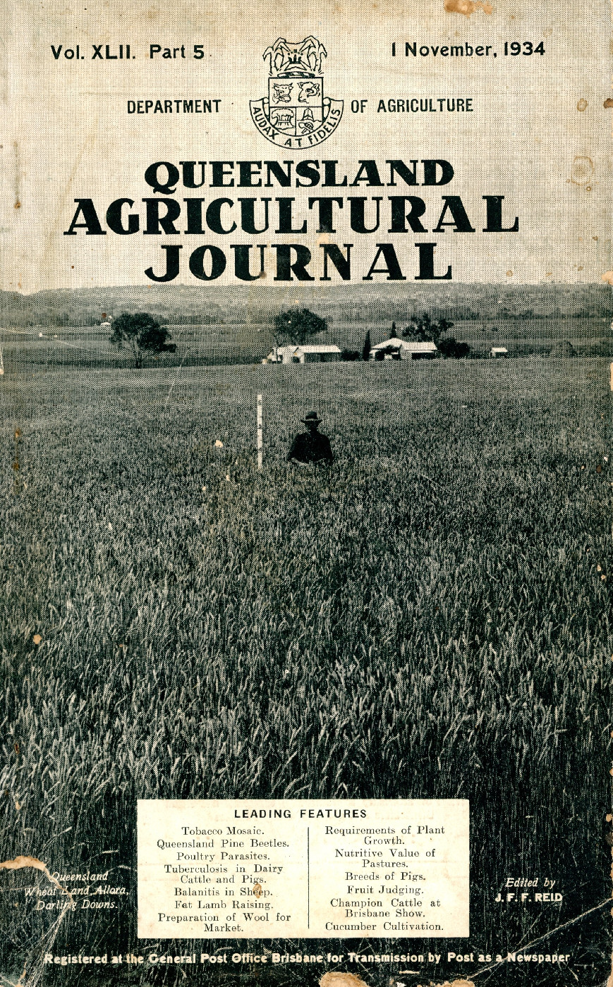 Queensland Agricultural Journal - November 1934 [Duplicate copy]