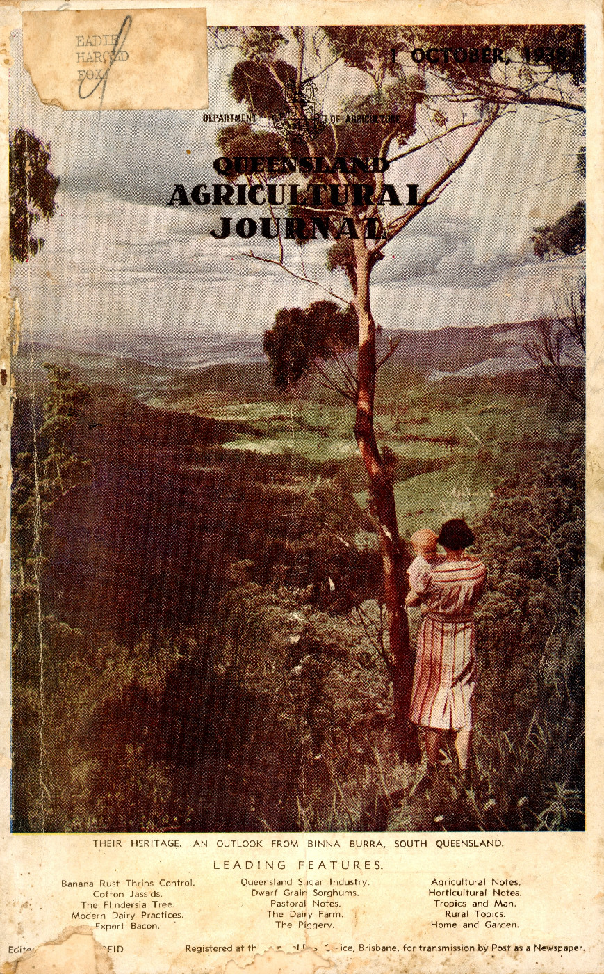 Queensland Agricultural Journal - October 1938 [Duplicate copy]