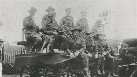 History of the region during World War I